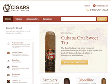 Tablet Screenshot of cigarsunlimited.com